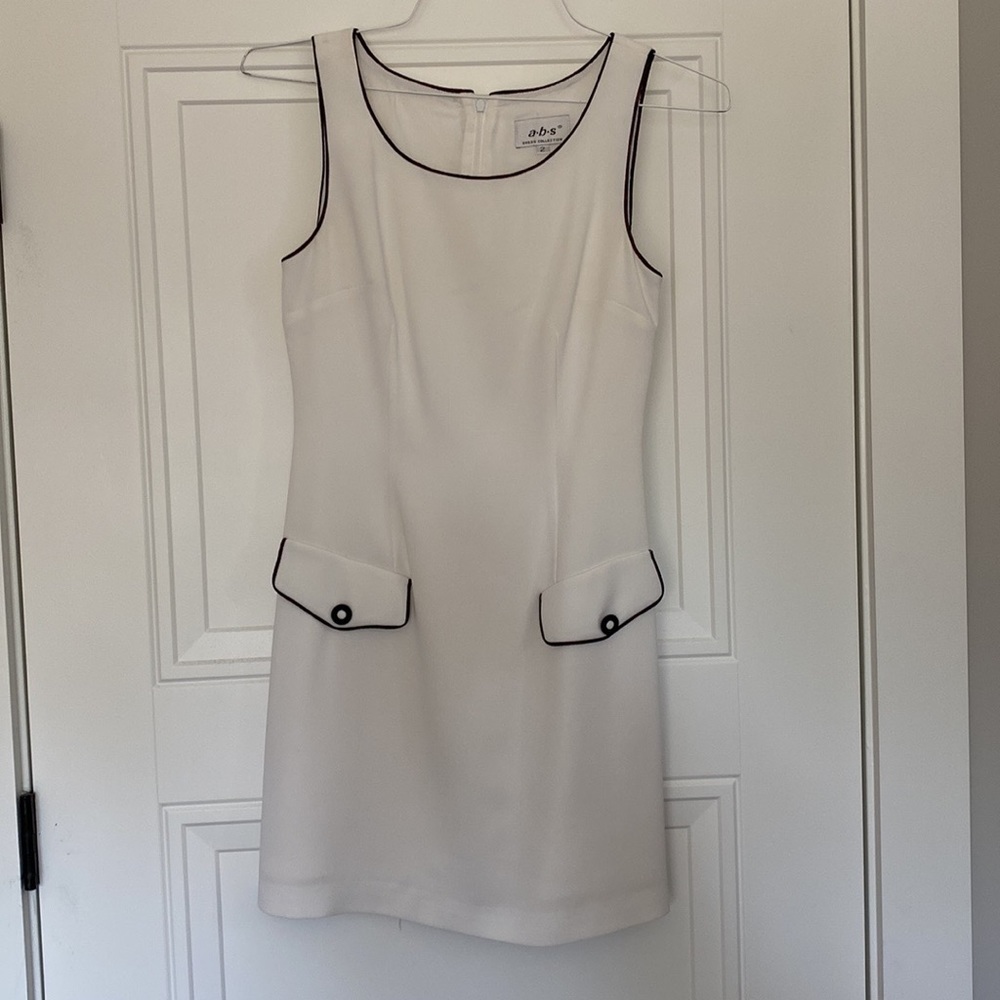 ABS Dress Collection -white mini dress